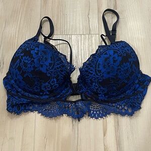 La SENZA Midnight Blue Lace Bra